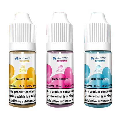 HAYATI Pro Max Nicotine Salt E-Liquids (3 for £10)