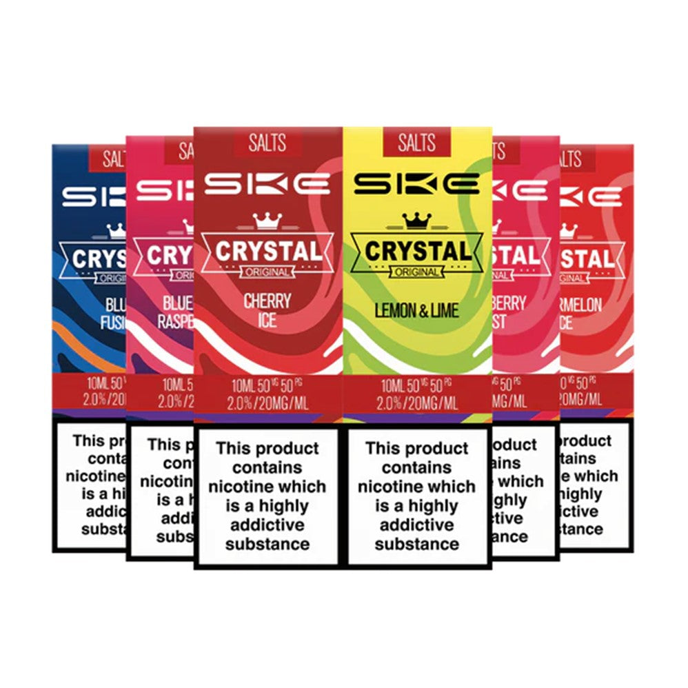 SKE Crystal Nicotine Salts E-Liquids (3 for £10)